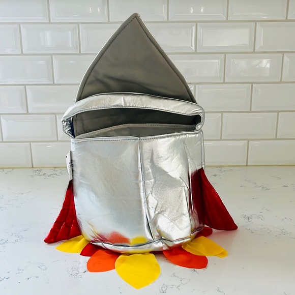 Pottery Barn Kids Rocket Ship Puffy Treat Bag - Picture 5 of 10